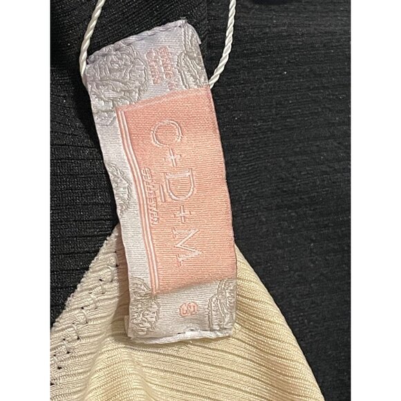 NWT C+D+M Color Block Scallop Edge One-Piece Ribbed Swimsuit S #X-5-25-100 - Picture 8 of 8